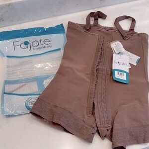 Women’s High-Waist Brown Shapewear Shorts